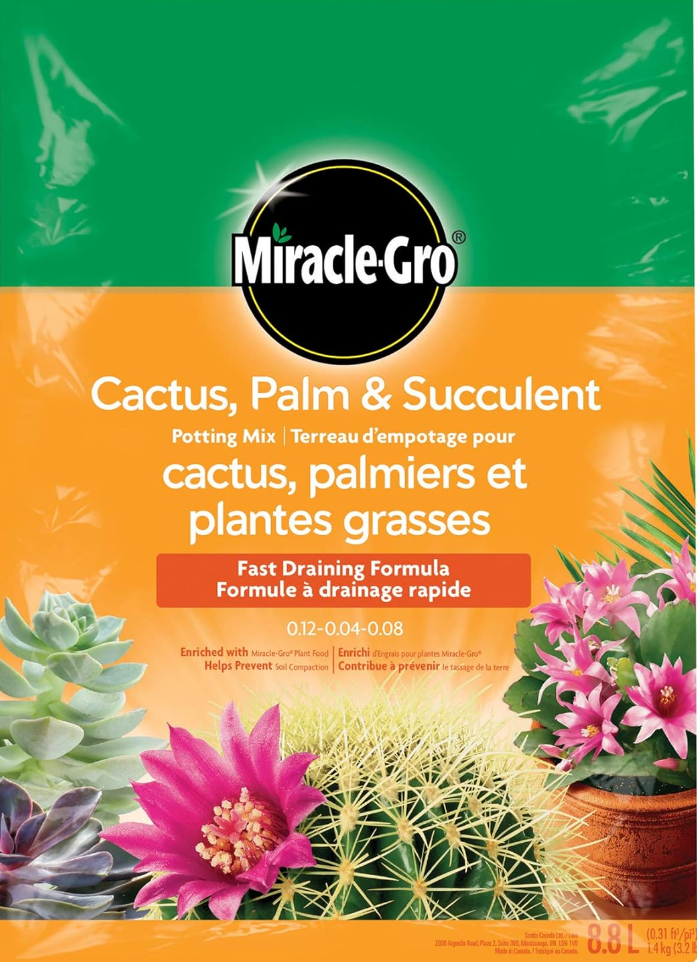 Miracle Gro Cactus Palm and Succulent Potting Mix